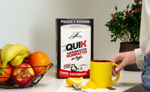 Infibra Quik hajtogatott papírtörlő 150 lapos 2 réteg cellulóz 16csg/karton