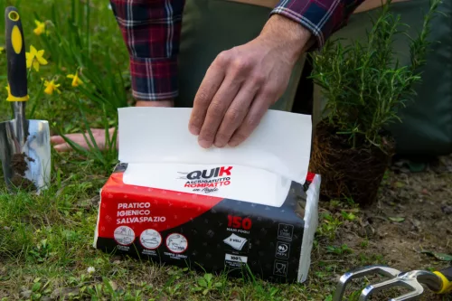 Infibra Quik hajtogatott papírtörlő 150 lapos 2 réteg cellulóz 16csg/karton