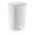 Műanyag pedálos szemetes, fehér 50L