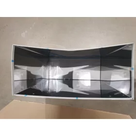   Falra szerelhető rozsdamentes 23 L szemetes 15,5x35x43,5cm - SÉRÜLT