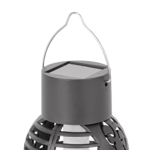 Entac Kerti Szolár Lámpa Láng Effekttel, Függő Lámpás, 6db WW SMD LED, 12db/kínáló