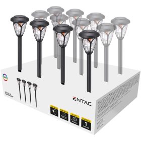   Entac Kerti Szolár Lámpa 400mm Műanyag 1 LED RGB 12/kínáló