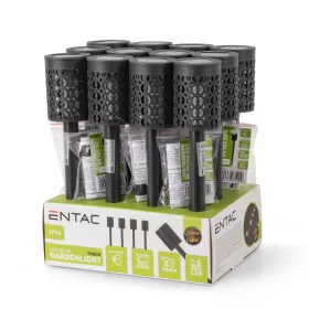   Entac Kerti Szolár Leszúrható Fáklya Láng effekttel, 36cm, 6db WW LED, 12db/kínáló