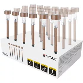   Entac Kerti Szolár Lámpa 360mm Rozsdamentes acél Barna 1 LED 24/kínáló