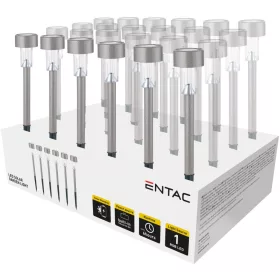   Entac Kerti Szolár Lámpa 360mm Rozsdamentes acél Szürke 1 LED 24/kínáló