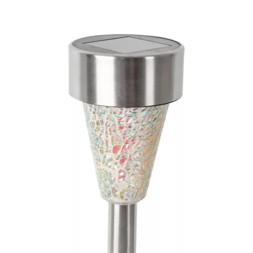 Entac Kerti Szolár Lámpa 400mm Rozsdamentes acél Mozaik Üveg 1 LED 12/kínáló