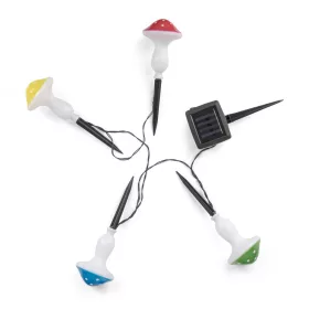   Entac Kerti Szolár Fényfüzér, Gomba, 20cm, 4db leszúrható LED, 4 színben