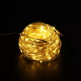 Entac Kerti Szolár Fényfüzér, 9.9m +3m 100db WW LED