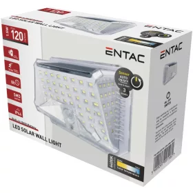 Entac Napelemes Műanyag Lámpa 1.5W SMD 3 mód PIR