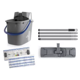   FILMOP Easy Wash lapos felmosó szett 15L (vödör préssel, nyél, moptartó, mop) 