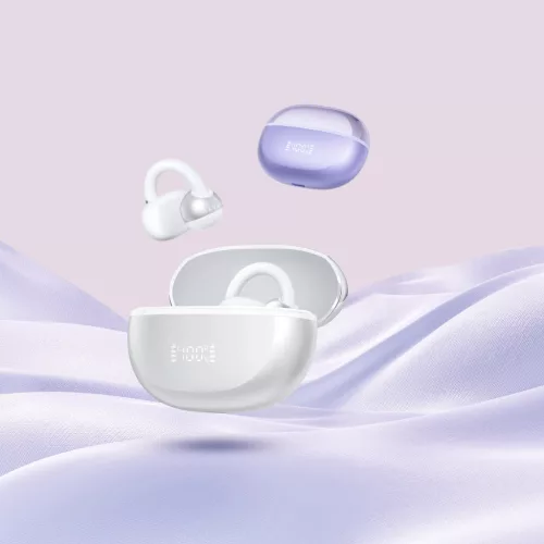 Haylou Xiaomi Airfree vezeték nélküli fülhallgató, fülre akasztós, fekete