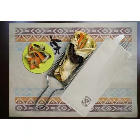   Infibra tányéralátét Madre Terra Tribal mintás 30x40cm 250 darab/csomag