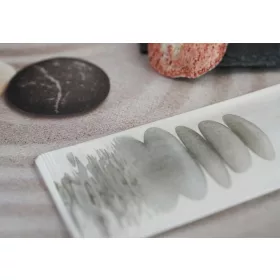   Infibra evőeszköztartó Panarea mintás 2 rétegű 38x38 fehér szalvétával 125 darab/csomag