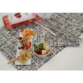   Infibra tányéralátét Gourmet mintás 30x40cm 250 darab/csomag