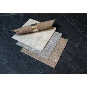   Infibra Szalvéta 38x38cm Trend Trama mustard 2 réteg 40 lap/csomag 