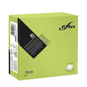 Infibra Szalvéta 38x38cm Almazöld 2 réteg 40 lap/csomag 