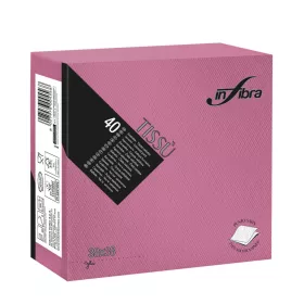 Infibra Szalvéta 38x38cm Fuxia 2 réteg 40 lap/csomag 