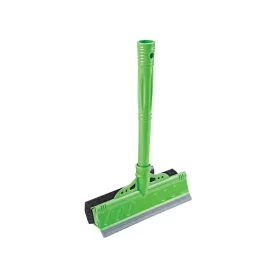 Gumibetétes ablaklehúzó szivaccsal zöld 22cm széles