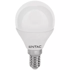 Entac LED Mini Globe E14 6,5W WW 3000K
