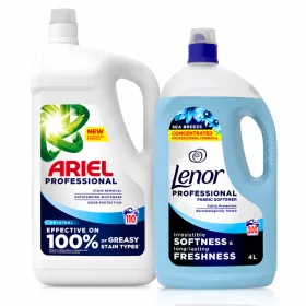   Ariel Professional Original 4,95 L + Lenor Professional Sea breeze 4L