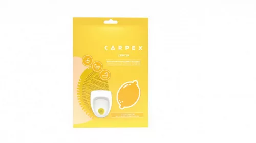 Piszoár illatosító rács Carpex, wave, citrus (sárga)