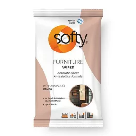 Softy tisztító és bútorápoló nedves kendő 40 lap
