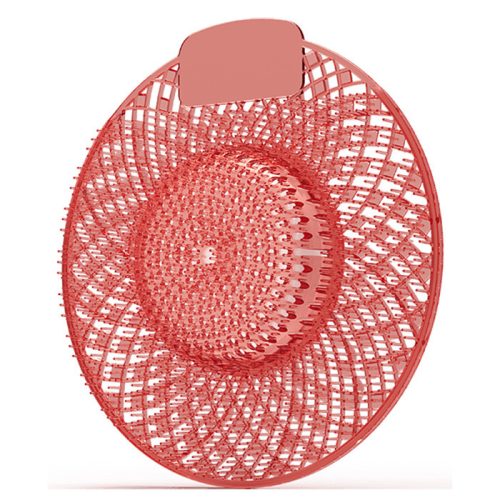 Piszoár bio enzimes illatosító rács Spiral, bogyós-gyümölcs (narancs-piros) 
