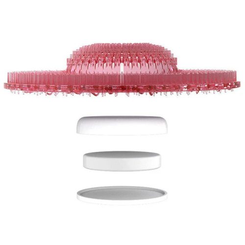 Piszoár bio enzimes illatosító rács Spiral, bogyós-gyümölcs (narancs-piros) 