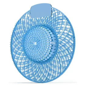   Piszoár bio enzimes illatosító rács Spiral, óceán illatú (kék)