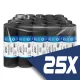 Szemeteszsák fekete 60x100 22mikron 110L 10db/tekercs (25 tekercs)