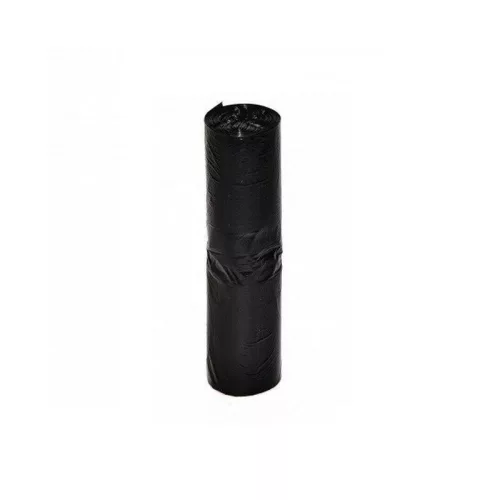 Szemeteszsák fekete 50x50 12mikron 25L 20db/tekercs