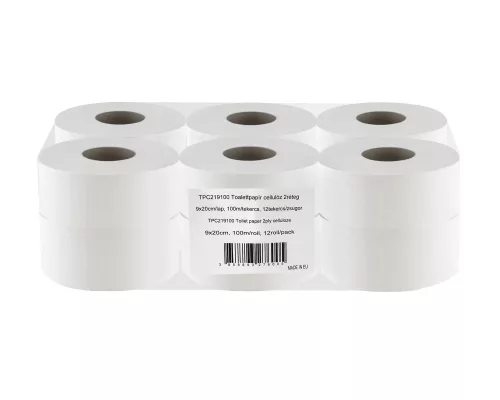ALPHA Toalettpapír Mini  2 réteg cellulóz 100m 12 tekercs/csomag
