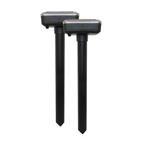   Napelemes rágcsálóriasztó 2 db - ultrahangos, IP65, nagy lefedettség, 30 m táv