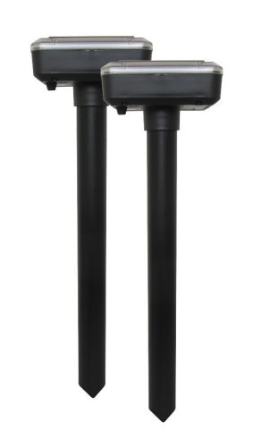 Napelemes rágcsálóriasztó 2 db - ultrahangos, IP65, nagy lefedettség, 30 m táv