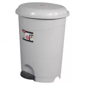   Planet Pedálos szemetes kuka, műanyag, ECO szürke, kivehető kosárral, 22L NO4