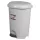 Planet Pedálos szemetes kuka, műanyag, ECO szürke, kivehető kosárral, 22L NO4