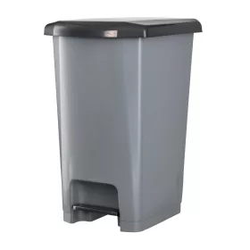   Planet Pedálos szemetes kuka SLIM, műanyag, ECO antracit, 25L