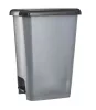Planet Pedálos szemetes kuka SLIM, műanyag, ECO antracit, 25L