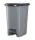 Planet Pedálos szemetes kuka SLIM, műanyag, ECO antracit, 40L