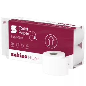   Satino Wepa HiLine supersoft toalettpapír, 4 rétegű, 150 lapos, 8 tekercs/csomag