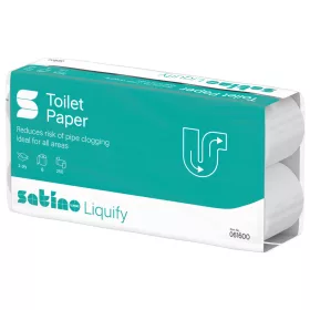   Satino Wepa Liquify toalettpapír 2 rétegű, fehér, 250lap, 8 tekercs/csomag