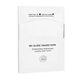 WC ülőke takaró papír, higiénikus alátét 200 db-os