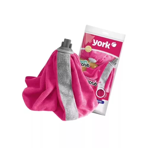 York mikroszálas felmosófej súrolócsíkokkal (Rubi)