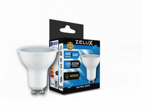 Zelux Led Spot Gu10 6W 4000K